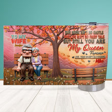 Load image into Gallery viewer, You're My Queen Forever Tumbler - Personalized Gift for Your Wife Tumbler Cup PopCulturePrints