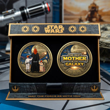 Load image into Gallery viewer, "The Best Mother in the Galaxy" - Personalized Metal Coin for Moms and Grandmas Coin PopCulturePrints