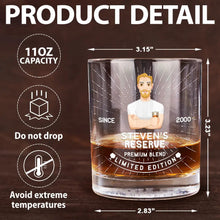 Load image into Gallery viewer, “Celebrate Memories with Every Sip” - Personalized Whiskey Glass - A Perfect Gift for Dads, Fathers, and Whiskey Lovers Whiskey Glass PopCulturePrints