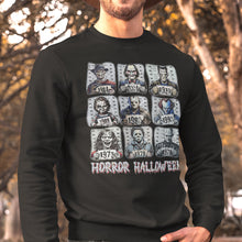 Load image into Gallery viewer, Horror Halloween Mugshot T-Shirt Shirts PopCulturePrints