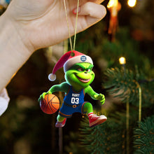 Load image into Gallery viewer, Custom Basketball Fan Christmas Ornament Ornament PopCulturePrints