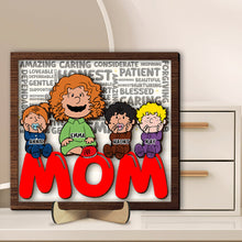 Load image into Gallery viewer, Personalized Wooden Sign for Moms – Perfect Gift for Special Moments Wood Sign PopCulturePrints