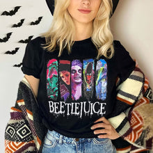 Load image into Gallery viewer, Beetlejuice Horror Movie Retro Halloween T-Shirt Shirts PopCulturePrints