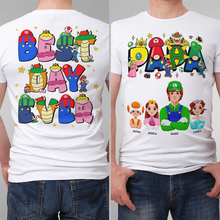 Load image into Gallery viewer, “Best Dad Ever” Personalized Shirt - Perfect Gift for Dads, Grandpas, and Father Figures Shirts PopCulturePrints