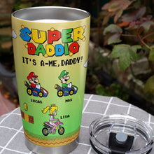 Load image into Gallery viewer, Super Daddo Personalized Tumbler for Father's Day Tumbler Cup PopCulturePrints