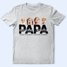 Load image into Gallery viewer, Dad - The Man The Myth The Legend - Personalized T-Shirt for Dads, Grandpas, and Father Figures T-shirt PopCulturePrints