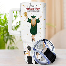 Load image into Gallery viewer, You Believed You Could, So You Did - Personalized 40oz Tumbler With Straw - Gift for Graduates, Dads & Grandpas Tumbler PopCulturePrints