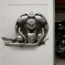 Load image into Gallery viewer, Engine Acrylic Hanging Wall Clock - A Perfect Customized Gift for Speed and Motorcycle Enthusiasts Hanging Wall Clock PopCulturePrints