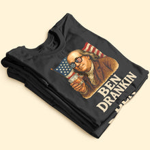 Load image into Gallery viewer, Funny American Drink Shirt - Personalized Gift for 4th of July Celebrations Shirts PopCulturePrints