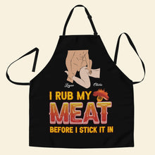 Load image into Gallery viewer, Personalized Couples Apron - Fun Cooking Gift Aprons PopCulturePrints