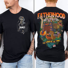 Load image into Gallery viewer, Personalized Fatherhood Park Adventure T-Shirt Shirts PopCulturePrints