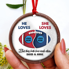 Load image into Gallery viewer, Personalized Family Acrylic Ornament 2024 - Customizable Valentine's Day Gifts Ornament PopCulturePrints