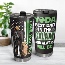Load image into Gallery viewer, Personalized Galaxy Dad Tumbler - Father's Day Gift Tumbler Cup PopCulturePrints