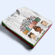 Load image into Gallery viewer, “Always in Our Hearts” - Personalized Grandma T-Shirt - Gift for Grandma, Mom T-shirt PopCulturePrints