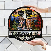 Load image into Gallery viewer, Home Sweet Home Family - Personalized Custom Shaped Wood Sign for Every Family Member Wood Shaped Sign PopCulturePrints