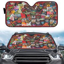 Load image into Gallery viewer, Personalized Horror Book Lovers Windshield Sunshade Doormat PopCulturePrints