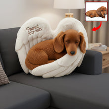 Load image into Gallery viewer, A Heartfelt Tribute: Personalized Dog Heaven Shaped Pillow - Custom Photo Gift for Dog Lovers Pillow PopCulturePrints