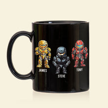 Load image into Gallery viewer, Personalized Best Dad Gaming Coffee Mug - Master Chief Design Coffee Mug PopCulturePrints