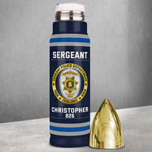 Load image into Gallery viewer, Custom Police Bullet Tumbler - Personalized Gifts for Officers Tumbler Cup PopCulturePrints
