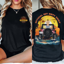 Load image into Gallery viewer, Personalized Jeep Girl Cap with Sunflower and Custom Name Shirts PopCulturePrints