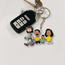 Load image into Gallery viewer, Personalized Jesus Family Keychain - Perfect Gift for Christian Families Keychains PopCulturePrints