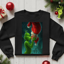 Load image into Gallery viewer, Embrace the Holiday Spirit: Unique Santa Grinch Sweatshirt - Personalized Gift for Christmas Lovers Shirts PopCulturePrints