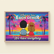 Load image into Gallery viewer, Personalized Couple Canvas Print - A Perfect Gift for Lovebirds Poster & Canvas PopCulturePrints