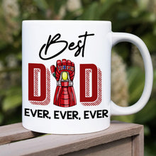 Load image into Gallery viewer, Super Dad Personalized Mug - Best Dad Ever Gift Coffee Mug PopCulturePrints