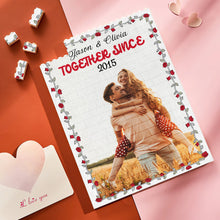 Load image into Gallery viewer, Personalized Together Since Couple Puzzle Building Blocks PopCulturePrints