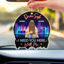 Load image into Gallery viewer, Drive Safe, My Butt Would Be So Lonely Without You Touching It - Personalized Acrylic Car Hanger Acrylic Car Hanger PopCulturePrints