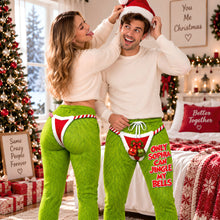 Load image into Gallery viewer, Bring Joy this Christmas: Funny Personalized Sweatpants for Couples