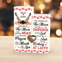Load image into Gallery viewer, Custom Couple Candle Holder - Romantic Personalized Gift Candle Holder PopCulturePrints