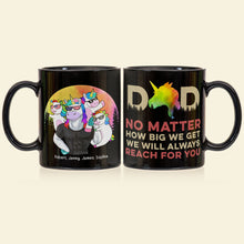 Load image into Gallery viewer, Personalized Family Unicorn Dad Coffee Mug - Heartfelt Gift Coffee Mug PopCulturePrints