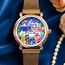 Load image into Gallery viewer, Time to Celebrate Freedom - Personalized Quartz Watch for Anniversaries, Birthdays, and Special Occasions Quartz Watch PopCulturePrints