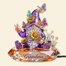 Load image into Gallery viewer, Celebrate Mom's Unique Spirit - Personalized Gnome Mom Light Box - Perfect Mother's Day Gift for Mom and Grandma Light Box PopCulturePrints