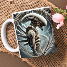 Load image into Gallery viewer, Xenomorph Love Coffee Mug - Perfect Gift for Sci-Fi Fans Coffee Mug PopCulturePrints