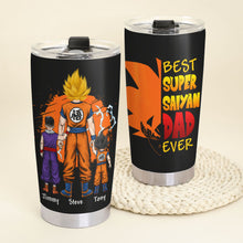 Load image into Gallery viewer, Best Super Saiyan Dad Ever Personalized Tumbler Tumbler Cup PopCulturePrints
