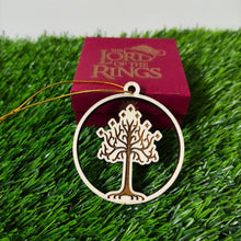 Load image into Gallery viewer, Set of 6 Wooden Middle-Earth Christmas Ornaments Ornament PopCulturePrints