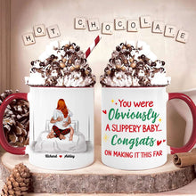 Load image into Gallery viewer, Personalized Couple Accent Mug - Valentine's Day Gifts & Christmas Gift for Couples Coffee Mug PopCulturePrints