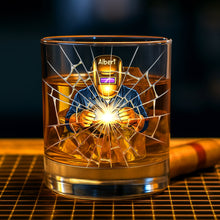 Load image into Gallery viewer, "Illuminate Your Passion with Every Sip" - Professional Welder Drinking Glass - Personalized Gift for Welders and Craft Enthusiasts Glass PopCulturePrints