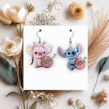 Load image into Gallery viewer, “Craft Your Style with Charm” - Personalized Cartoon Crochet Earrings - A Unique Gift for Crochet Lovers Earrings PopCulturePrints
