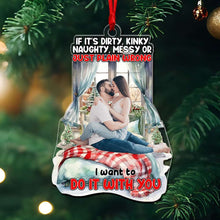 Load image into Gallery viewer, Romantic Personalized Christmas Ornament for Couples Ornament PopCulturePrints