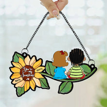 Load image into Gallery viewer, Personalized Acrylic Suncatcher Ornament - You’re My Sunshine Gift for Couples Suncatcher PopCulturePrints