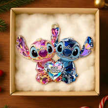 Load image into Gallery viewer, Forever in Love — Personalized Couples Christmas Ornament Ornament PopCulturePrints