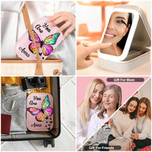 Load image into Gallery viewer, You Are Beautiful - Personalized Makeup Box with LED Mirror Makeup Box PopCulturePrints