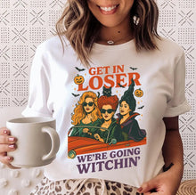 Load image into Gallery viewer, Get In Loser, We’re Going Witchin’ Vintage Shirt - Personalized Gift for Halloween Lovers Shirts PopCulturePrints