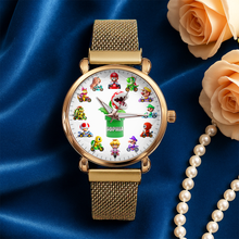 Load image into Gallery viewer, Rev Up Your Style: Custom Racing Game Mesh Strap Quartz Watch - Perfect Gift for Gamers Quartz Watch PopCulturePrints