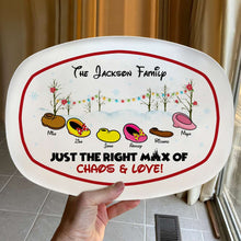 Load image into Gallery viewer, Personalized Family Resin Plate - Chaos and Love Slippers Design Resin Plate PopCulturePrints