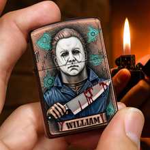 Load image into Gallery viewer, “Ignite Your Fears” - Creepy Movie Characters Lighter - Personalized Gift for Horror Fans Lighter PopCulturePrints
