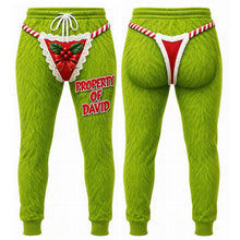 Load image into Gallery viewer, Bring Joy this Christmas: Funny Personalized Sweatpants for Couples